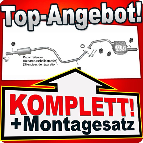 Auspuff für mazda 2 0 - für, 5