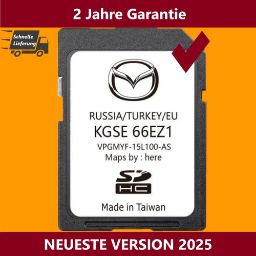 Mazda karte 2025 navigation - sd,